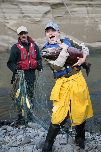 Salmon Fishing in Newport, Oregon